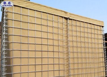 亜鉛上塗を施してある防御的な障壁の壁HESCOの要塞ISOの証明