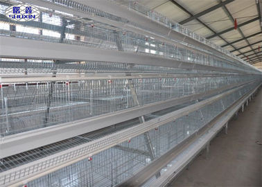 家禽供給のための電流を通された農場3層の鶏の層のおり