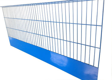 保護Q195低炭素の鋼線を造る青い色の端保護障壁