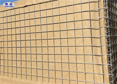 ミル7の300のGSMの紫外線保護Geotextileが付いているHDPによって電流を通される砂の壁の軍のHescoの障壁