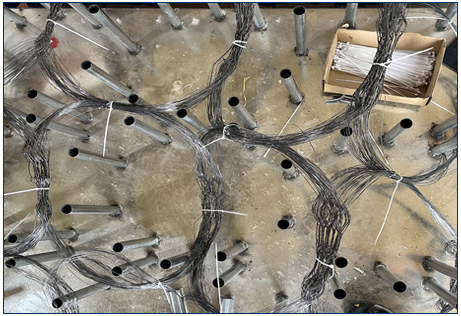 MZP 低視認性ワイヤー障害物 0.5-0.9mm 戦車防御メッシュ 5