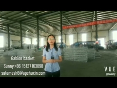 Hexagonal Hot Dip Galvanized Pvc Coated 2mm Gabion Wall Cages Rust Proof