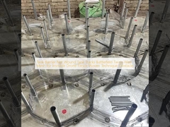 タンクバリア網 傷口 タンク軌跡 戦場 見えないドローン用 ワイヤーメッシュ 網織技術 障害物