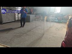 高耐久性防御バリケード 防御バッグ 蛇籠 バスティオン/溶接メッシュバリア バスティオン