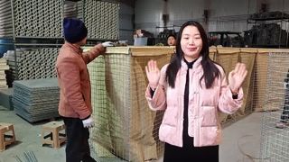 亜鉛メッキ溶接障壁 要塞障壁 砂洪水壁