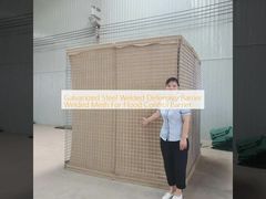 亜鉛メッキ鋼製洪水防御バリア ソリューション
