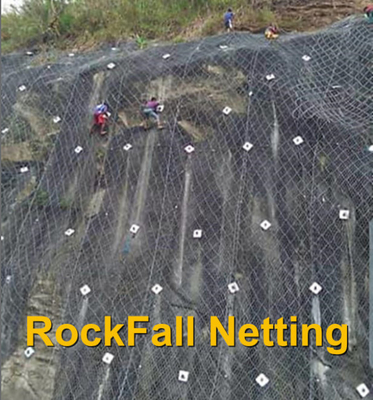 4mm Gabionのバスケットの擁壁を得るRockfallの保護