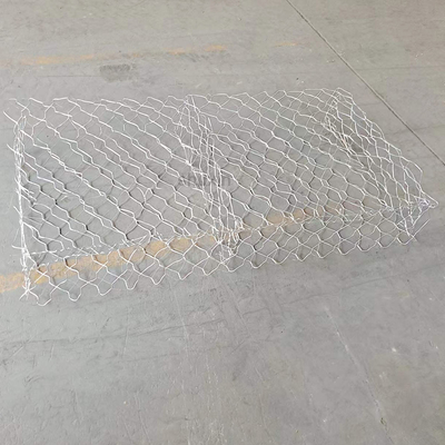 GalfanはGabionのバスケットの擁壁8x10cmの網の穴の石のおりに塗った