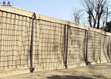 軍隊の防御的なHescoの障壁、網のGabion箱の壁ワイヤー4.0 Mmのばね