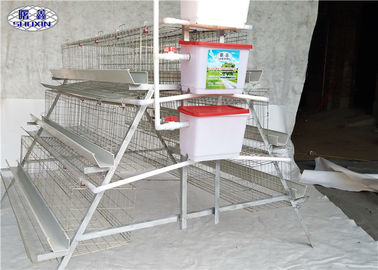 養鶏場4層は送り装置および給水系統が付いている鶏のおりを層にする