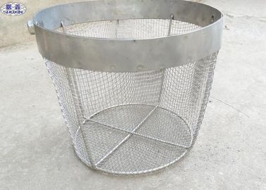 円形のステンレス鋼の金網のバスケット、304 316金網フィルター バスケット