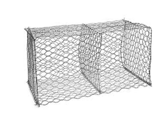 Galfanの防波堤の保護のためのさびない六角形の7X9cm電流を通されたGabionのバスケット