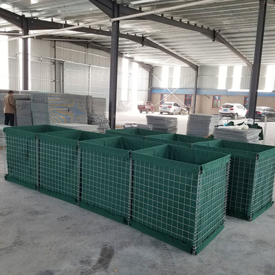 重量電熱溶接 防腐 HESCO 防衛 軍用 砂で満たされた壁 カナダ