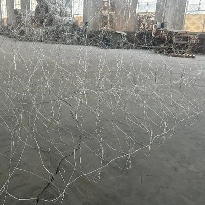 0.8mm 厚さ 低可視性 隠された金属包装網