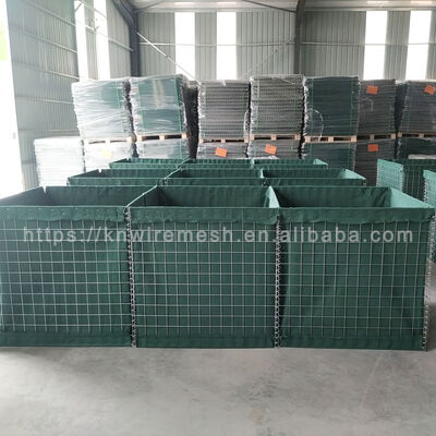 Standard Military Galvanized KN-3 Folding Defensive Sand Filled Barriers Wall For Protection Against Bomb