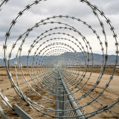 Stainless Steel Razor Barbed Wire CBT-65 Concertina Wire for Residential Farm Safety