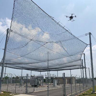Anti-Drone Overhead Netting | High-Strength Nylon Net to Block Drones
