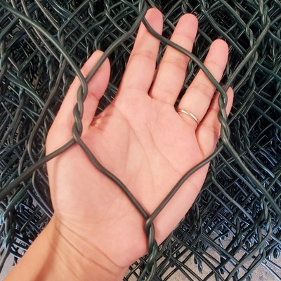 構造の壁のための電流を通された編まれた網のGabionのバスケットの擁壁