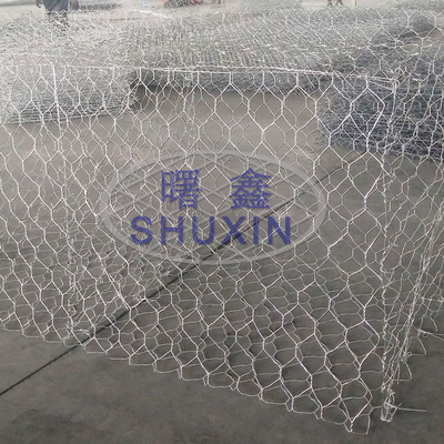 鉄の金網のGabionのバスケット橋保護のための1mx1m