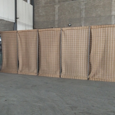 3.7mm Gabion Hescoミル7の海岸侵食のための軍の砂の壁