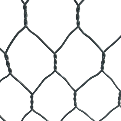 3m × 1m × 1m × 4mm PVCコーティングガビオンボックス 耐腐蝕性