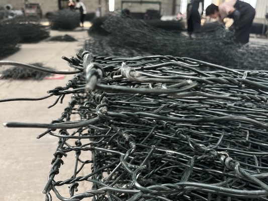 2m × 1m × 1m 石の壁の建設のためのガビオンボックス