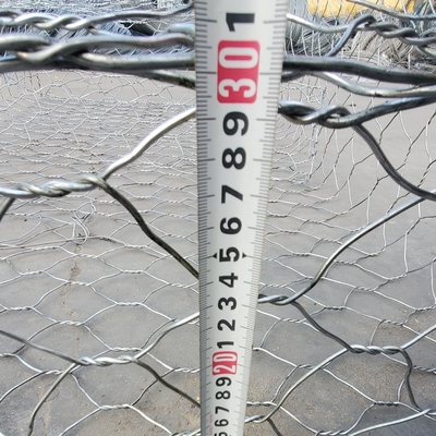 2x1x1m 石ガビオンバスケット 8*10cm 六角穴
