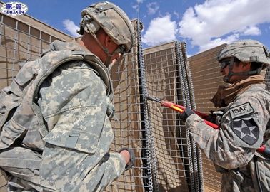 砂によって満たされる軍の保護Hescoの障壁の低炭素の鋼線