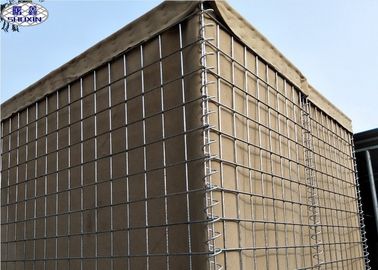 政府の柔らかい軍の砂の壁のGbaion箱はhescoの障壁をカスタマイズしました