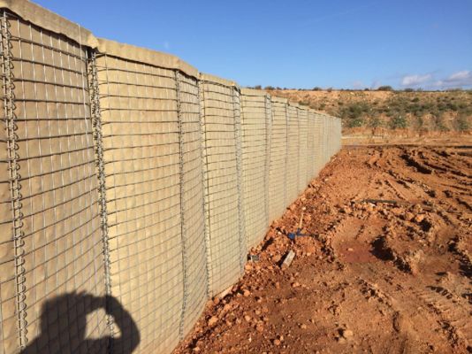 2.21x1.52x30m Heavy Duty Defensive Barrier with Quick Setup and Customizable Sizes for Military and Flood Control