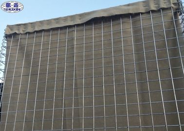 高い安全性の砂によって満たされる障壁、軍のgabionの洪水の障壁