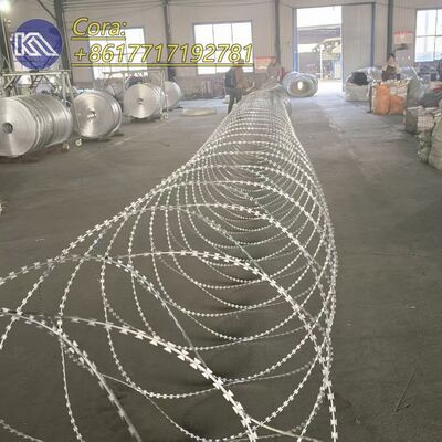 中国 工場 コンセルティナ レーザー 刺線 国国境保護フェンスに使用