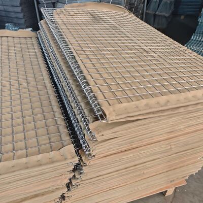 重い亜鉛メッキ防御バリア要塞防爆砂壁