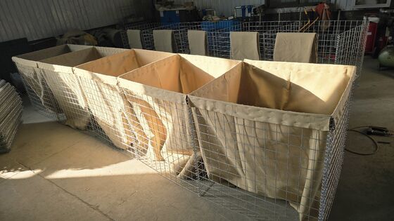 地質繊維 軍事 砦 壁 防衛 壁 アラビア 携帯 迅速 設置 防爆 生産 能力