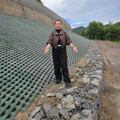 土壌の安定化のための設計された重用ガビオンボックス 維持構造 洪水対策と土木工学プロジェクト