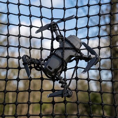 耐久性の高いポリエチレン (PE) ドローンおよび UAV バリア ネット