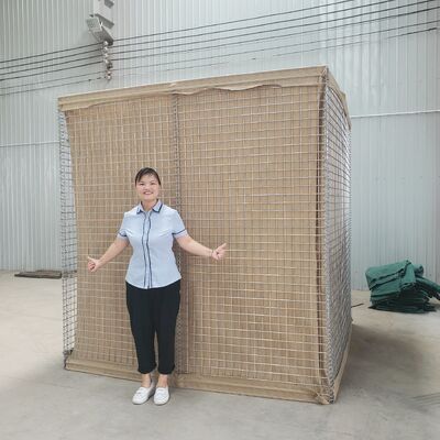 Defensive Barrier Welded Mesh Wall For River Flood Protection And Flood Control