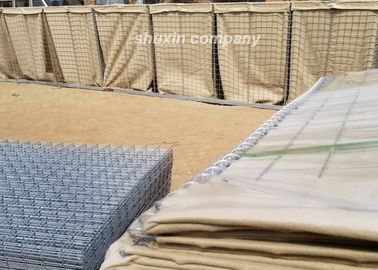 浸る熱いの軍隊の保護Hescoの防御的な障壁の鋼線電流を通される