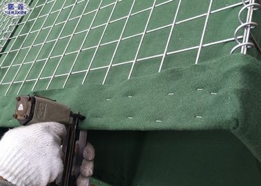鋼鉄砂の土の軍のHescoの電流を通された障壁は、一致させます3つをx 3