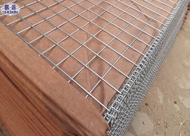 金網の軍のHescoの障壁は砂/石で満ちていたGabionを溶接しました