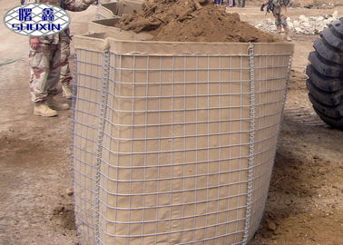 3x 3溶接された網の角目の軍のHescoの障壁