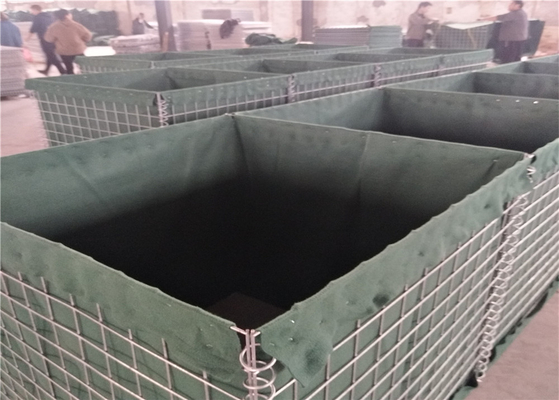 砂の壁のHesco Hdgの防御的な障壁3 - 5mmワイヤー直径の軍の保護