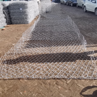 3.0 Mm Galfanの網のGabionの頑丈なバスケット擁壁のための2m x 1m x 1mワイヤー