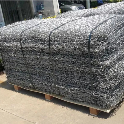擁壁箱のセリウムの小さいGabionのバスケット80x100mmの六角形の金網
